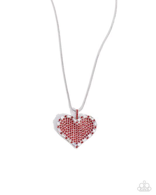 Affectionate Advance Red Necklace