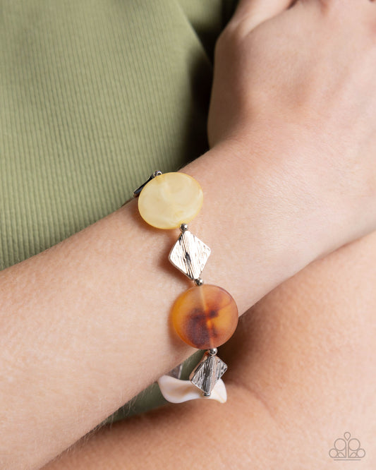 Reflective Ratio Brown Bracelet