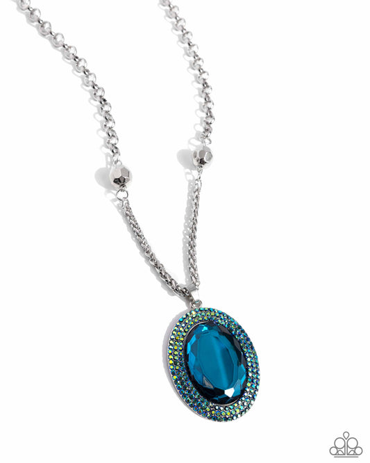 Manufactured Majesty Blue Necklace
