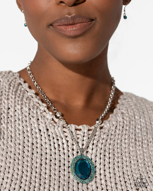 Manufactured Majesty Blue Necklace