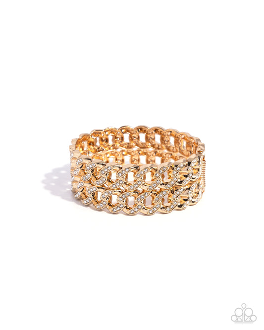 Braided Bandit Gold Bracelet
