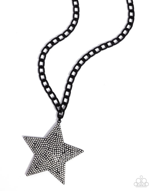 Stellar Selfie Black Necklace