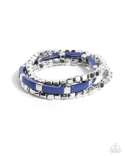 Colorful Cadenza Blue Bracelet