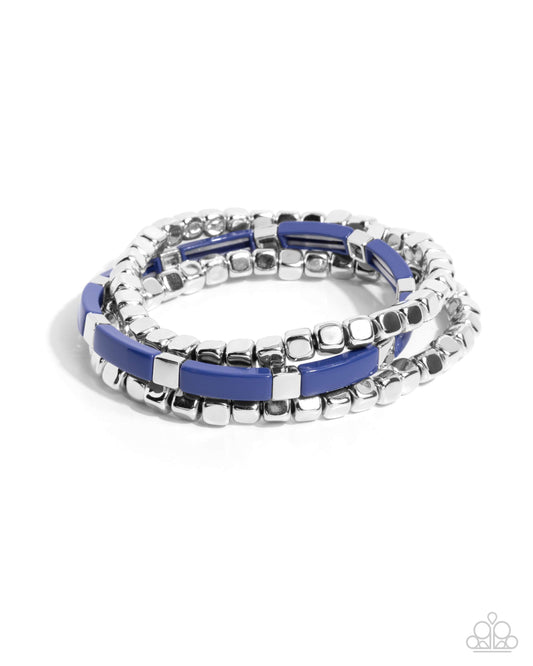 Colorful Cadenza Blue Bracelet