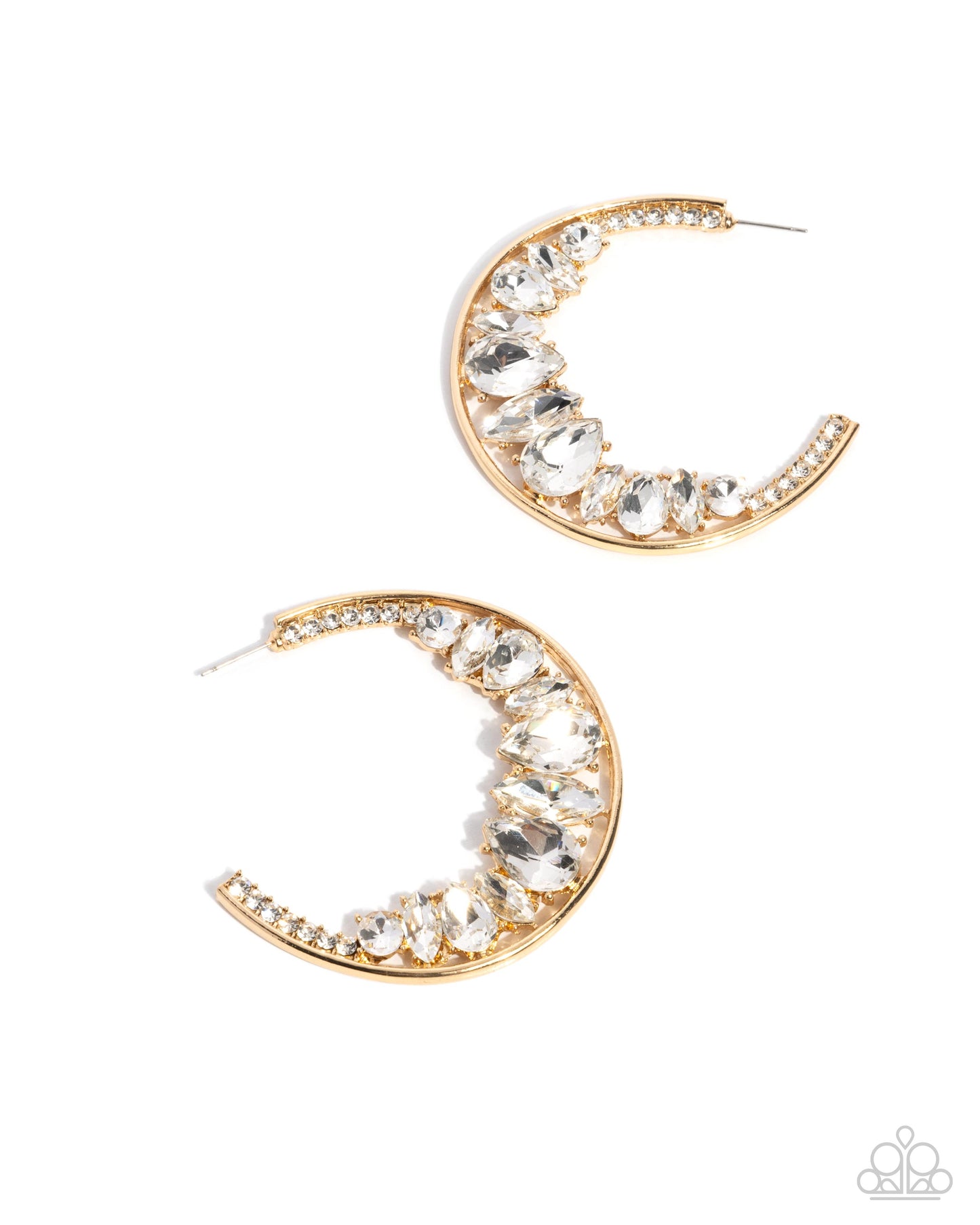Refined Rewind Gold Hoop Earrings