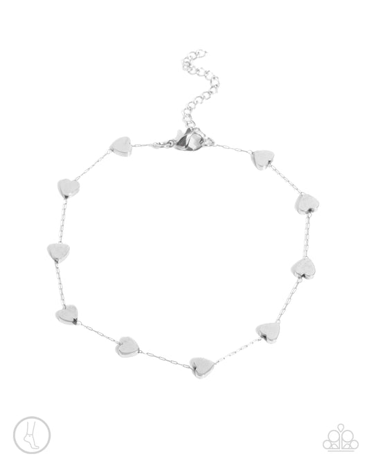 Catch My Breath Silver Ankle Bracelet