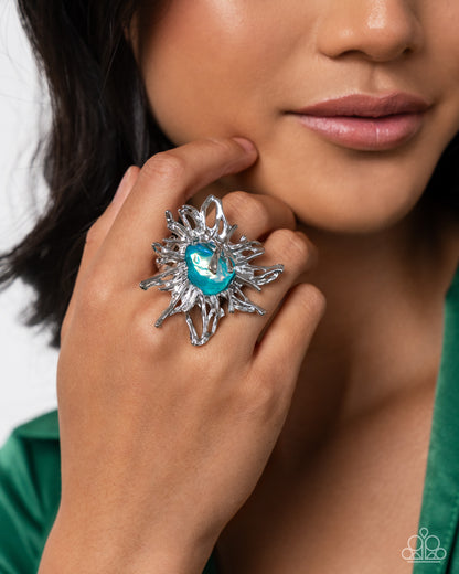 Artistic Movement Blue Ring
