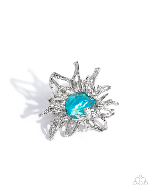 Artistic Movement Blue Ring