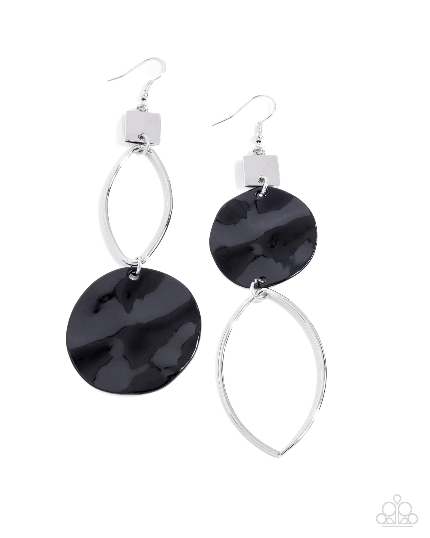 Obsessive Ostinato Black Earrings
