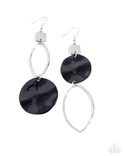 Obsessive Ostinato Black Earrings
