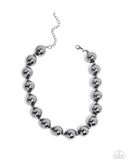 Flattery Will Get You Everywhere Black Necklace