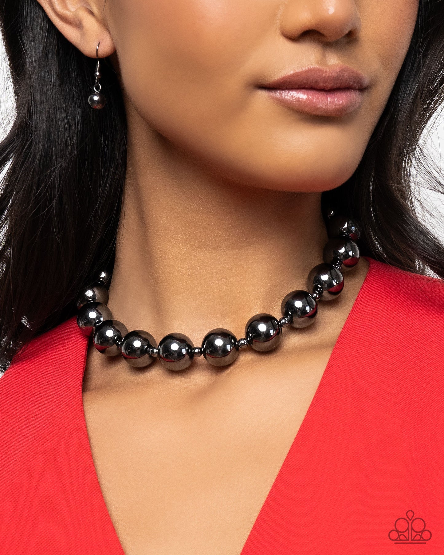 Flattery Will Get You Everywhere Black Necklace