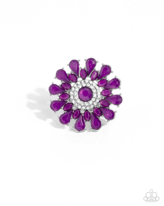 Steady Shimmer Purple Ring