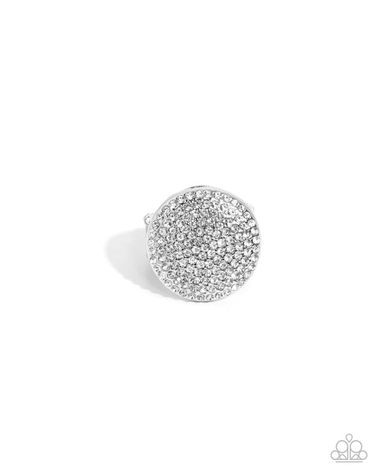 Studded Scout White Ring