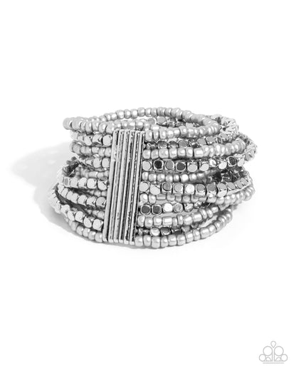 Spirited Stack Silver Bracelet