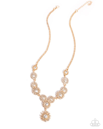 Sunburst Selfie Gold Necklace