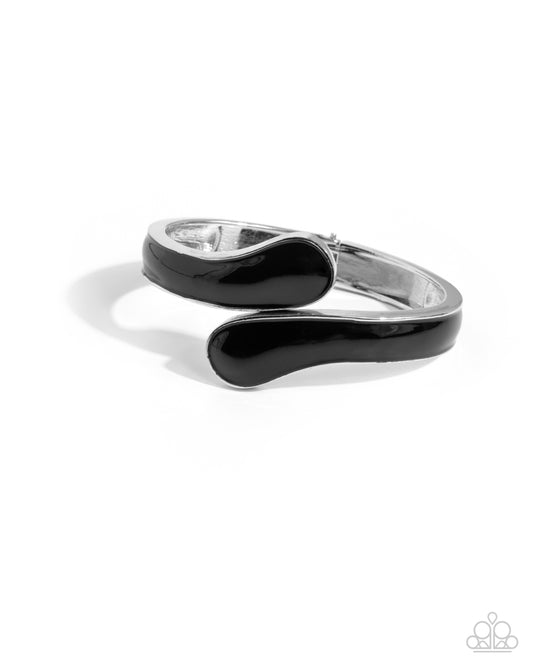 Painted Puzzle Black Bracelet