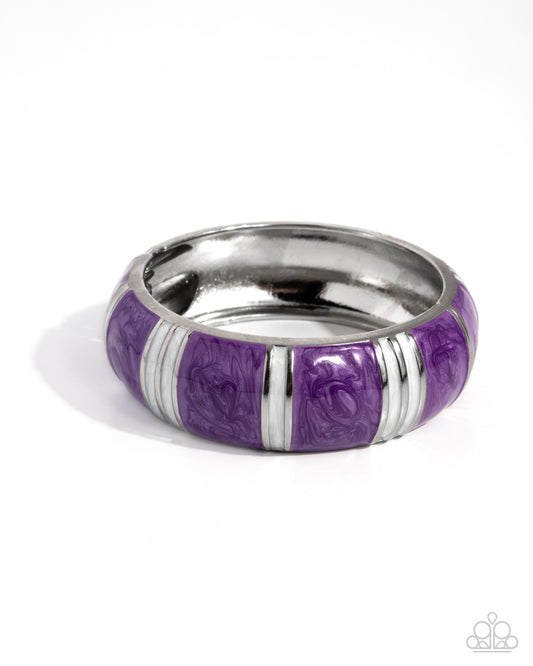 Pearly Persistence Purple Bracelet