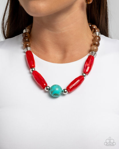 Sneaky Swirls Multi Necklace
