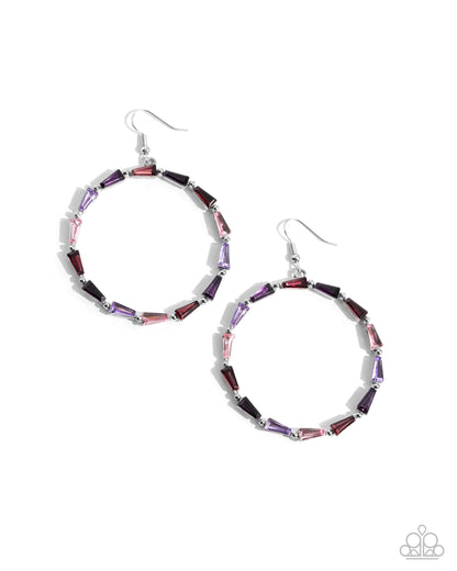 Bounce Around Purple Earrings