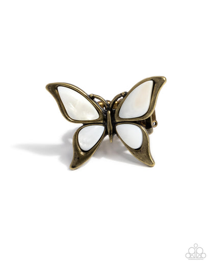 Suspended Story Brass Ring