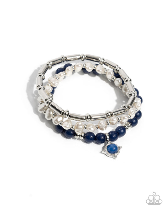 Testing the Waters Blue Bracelet