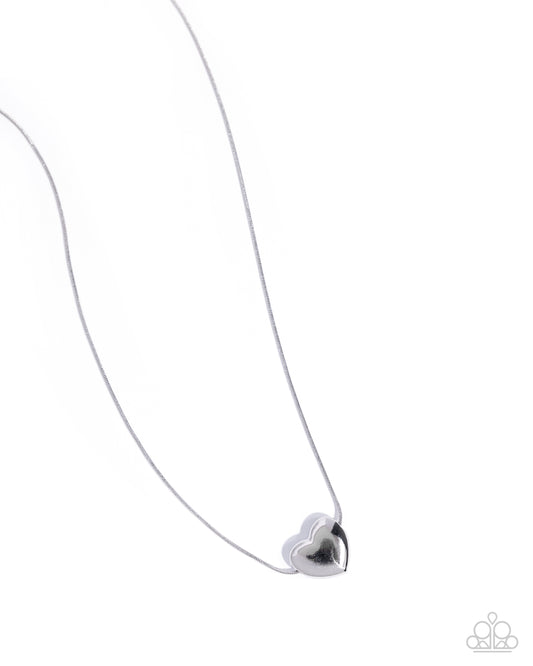 Loveable Look Silver Necklace