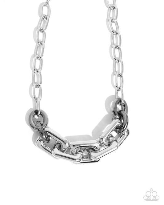 Resolute Radiance Silver Necklace