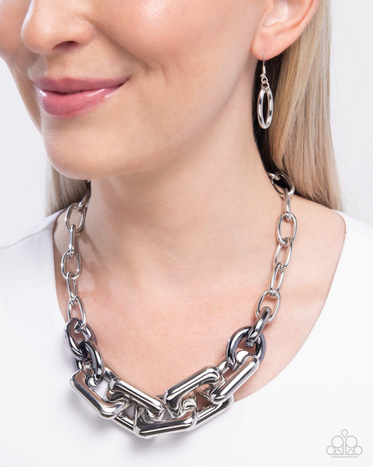Resolute Radiance Silver Necklace