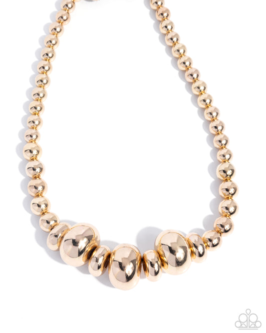 Model Maverick Gold Necklace