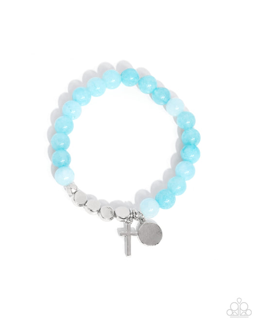 Devout Debut Blue Bracelet