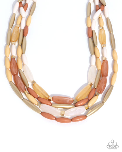 Milky Mambo Brown Necklace