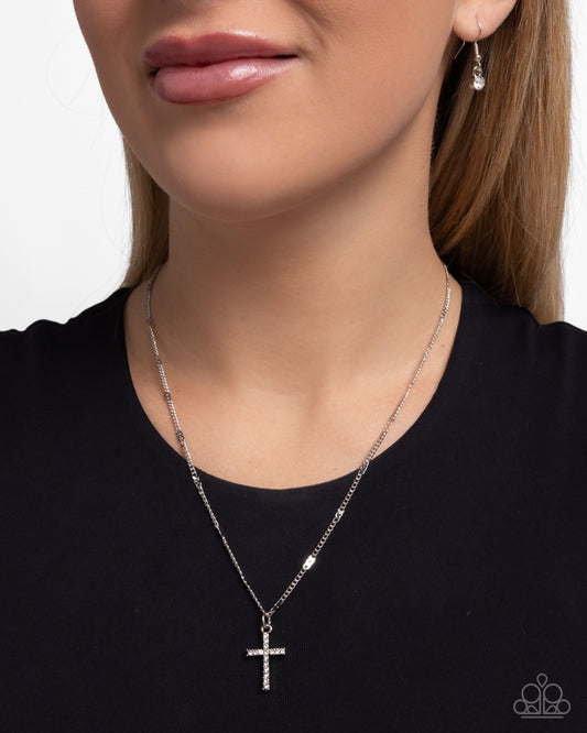 Endless Faith White Necklace