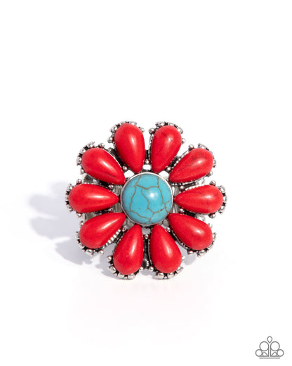 Firm Florals Red Ring