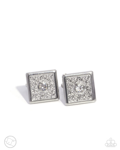 Dear Dazzle White Cufflinks