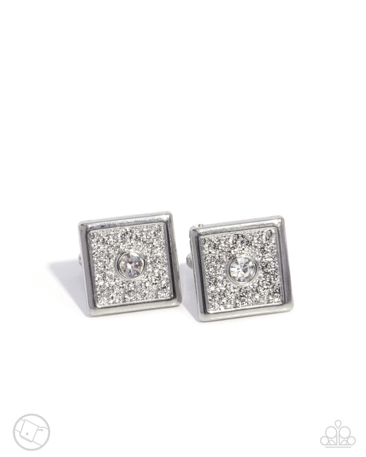 Dear Dazzle White Cufflinks
