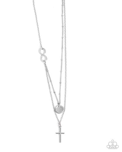 Eternal Embrace Silver Necklace