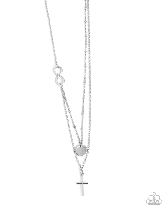 Eternal Embrace Silver Necklace