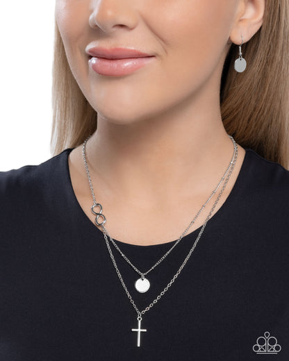 Eternal Embrace Silver Necklace