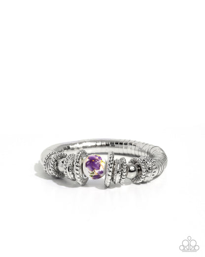 Ceramic Combo Purple Bracelet