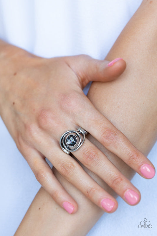 Celestial Karma Black Ring Paparazzi