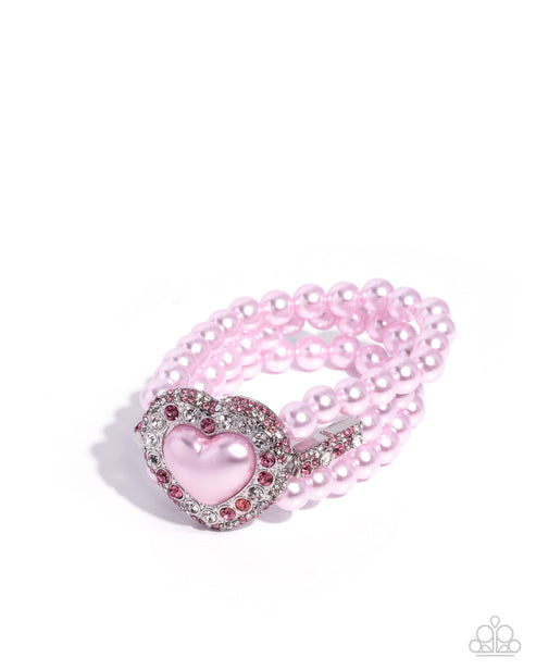 Lifelong Love Letter Pink  Bracelet