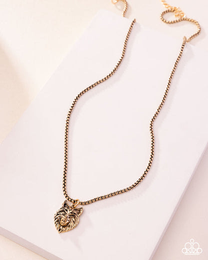 Alpha's Call Gold Mens Necklace