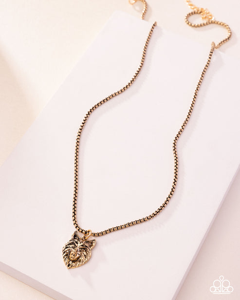 Alpha's Call Gold Mens Necklace