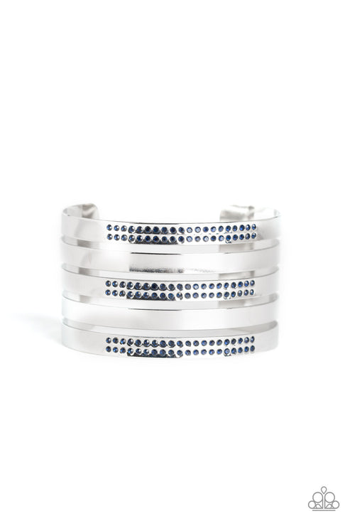 Big Time Shine Blue Bracelet