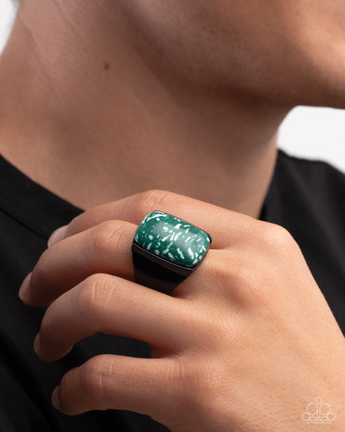 Crowd Pleasing Color Green Ring