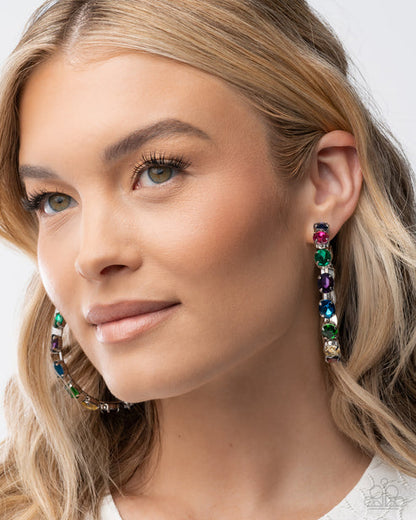 Grand Finale Glitz Multi Earrings