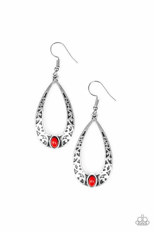 Colorfully Charismatic Red Earrings