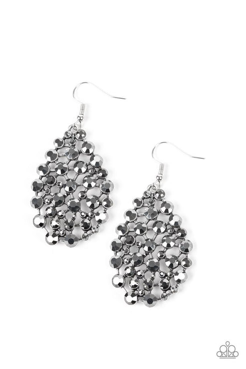 Start With A Bang Silver Earrings