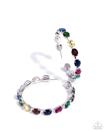 Grand Finale Glitz Multi Earrings